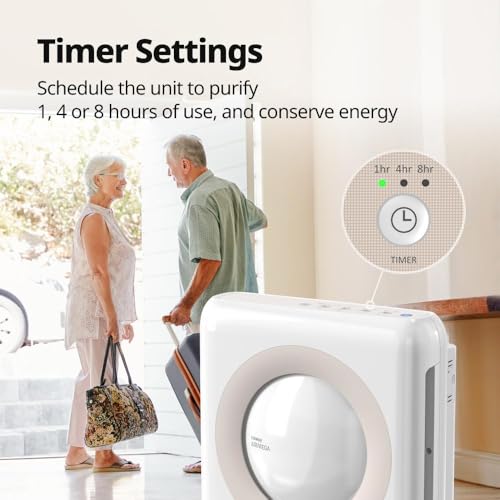 HEPA Air Purifier with Air Quality Monitoring and Auto Mode H968730