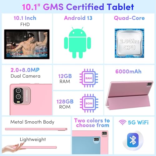 10 Inch Android Tablet with Keyboard Case Mouse Stylus S54567