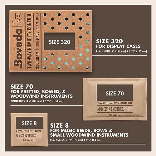 Large Starter Kit with 49% RH Two-Way Humidity Control for Guitars and Wooden Instruments W495630