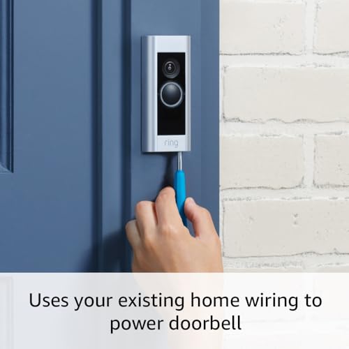 Wired Doorbell with Security Features and Sleek Design S499514