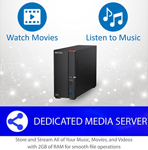4TB 1-Bay NAS Network Attached Storage with HDD Included D801