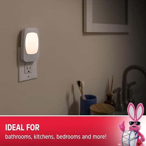 4-in-1 LED Power Failure Night Light, 2 Pack, Plug-in, Auto On/Off, Soft White F726