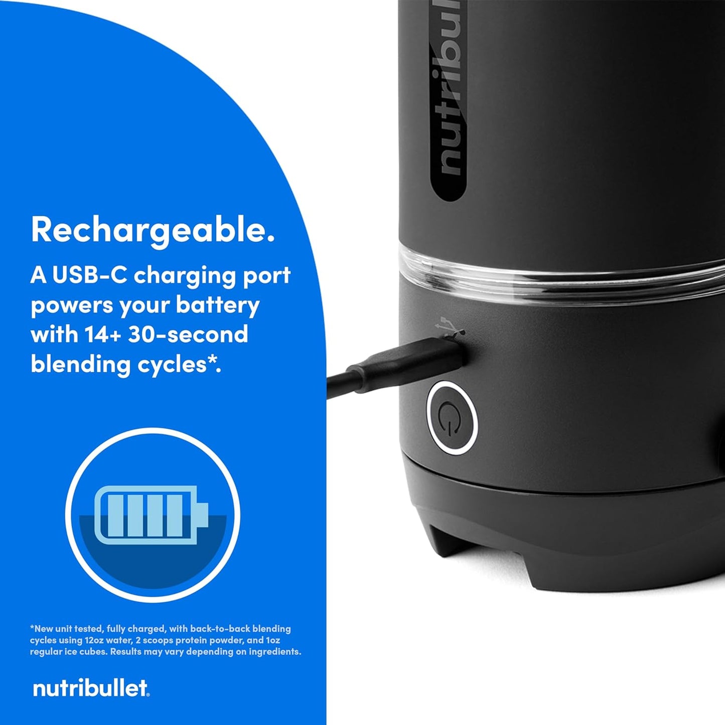 Portable Blender with Tritan Cup, Black W666