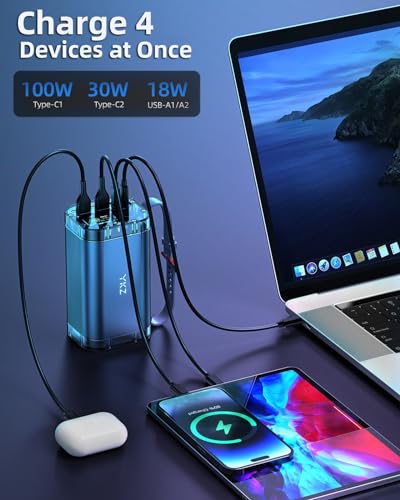 100W Portable Charger 40000mAh Power Bank with Digital Display Q899289
