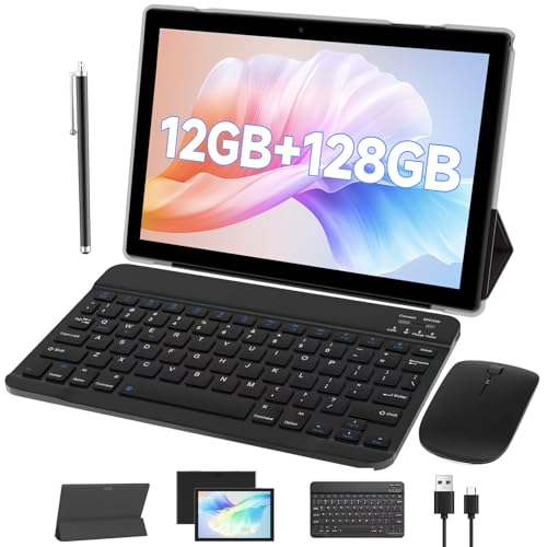 Tablet 10 Inch with Keyboard, Mouse, Case, Stylus, 8GB RAM 64GB ROM K197839