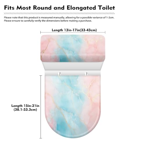 Christmas Toilet Lid and Tank Cover Set for Bathroom Decor Q334993