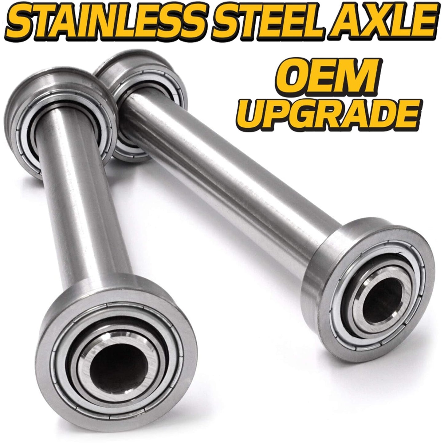 Stainless Steel Front Wheel Axle & Bearing Conversion Kit (6" Sleeves) Q397873
