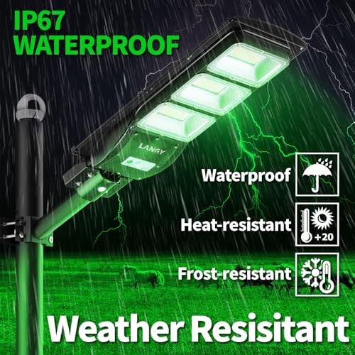 Solar Green Light for Hog Hunting with Remote and Bracket G164065