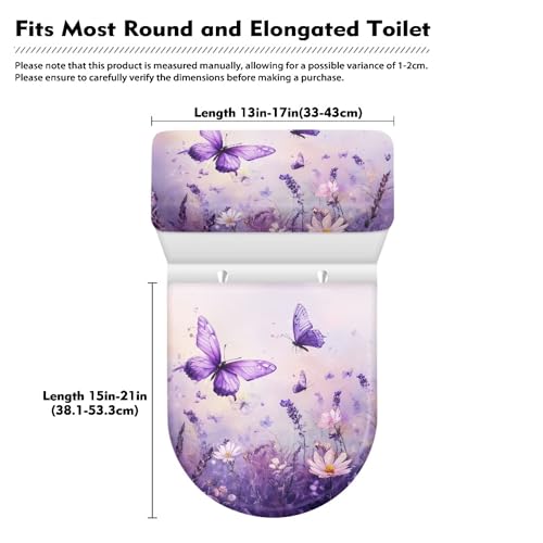 Christmas Toilet Lid and Tank Cover Set for Bathroom Decor Q334993