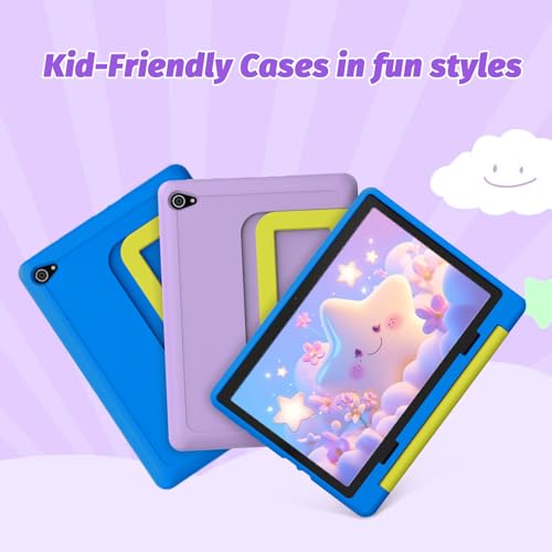 Kids Tablet 10 inch Octa-Core with Case, 64GB Expandable, Parental Control, Dual Camera, WiFi I23112