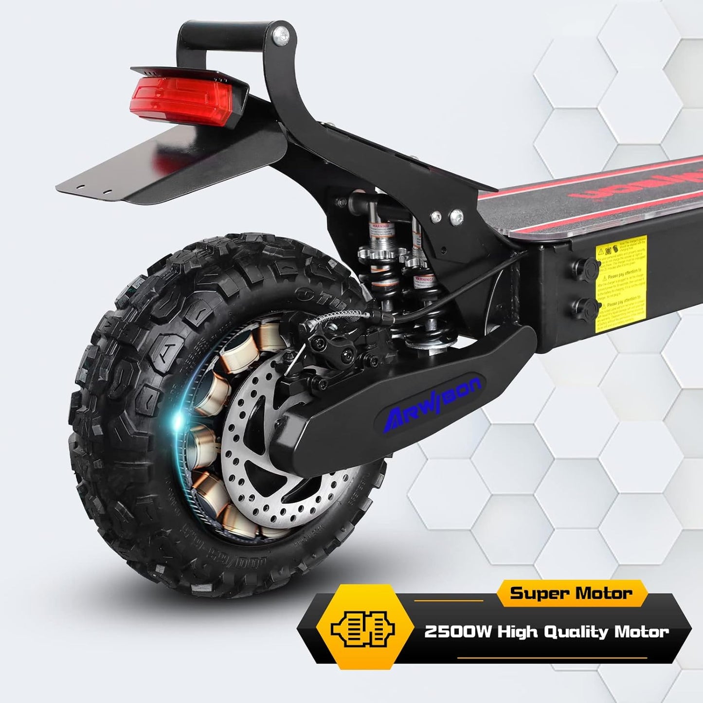 Electric Scooter for Adults, 2500W Motor, 30 MPH, 30 Miles Range, Foldable M6769