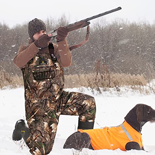 Waterproof Fleece-Lined Chest Waders for Men with Insulated Boots W48180