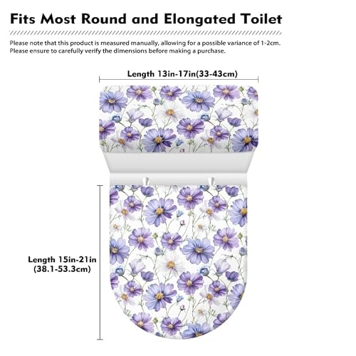 Christmas Toilet Lid and Tank Cover Set for Bathroom Decor Q334993