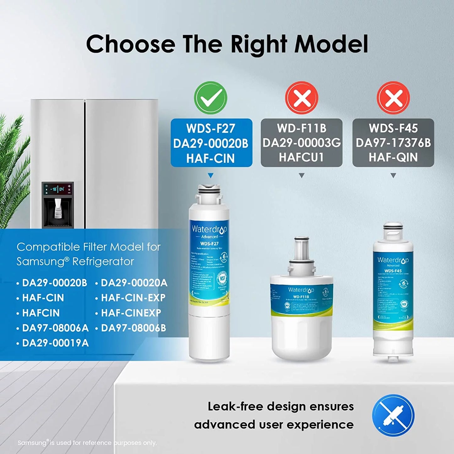 Refrigerator Water Filter, 6 Pack Z518