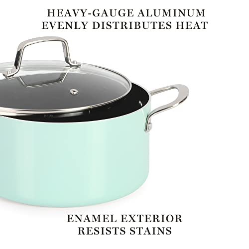 14 Piece Non-Stick Aluminum Cookware Combo Set with Pots, Pans, and Tools P688
