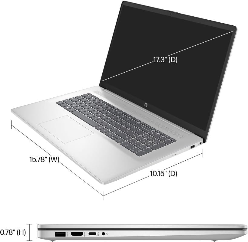 17.3" FHD Widescreen Business Laptop, Intel 6-Core i3, 8GB RAM, 1TB SSD, Windows 11 D3508