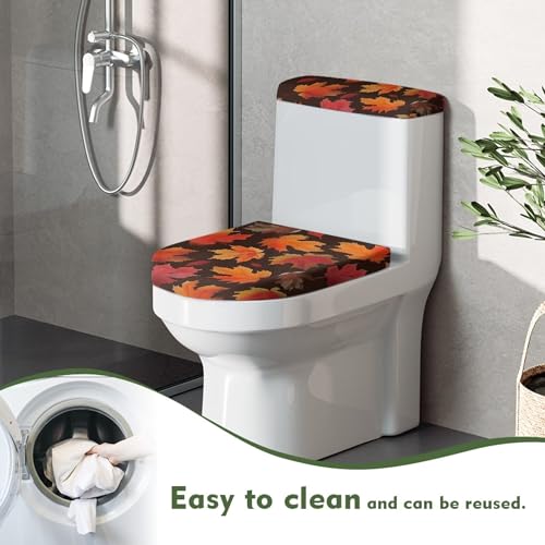 Christmas Toilet Lid and Tank Cover Set for Bathroom Decor Q334993