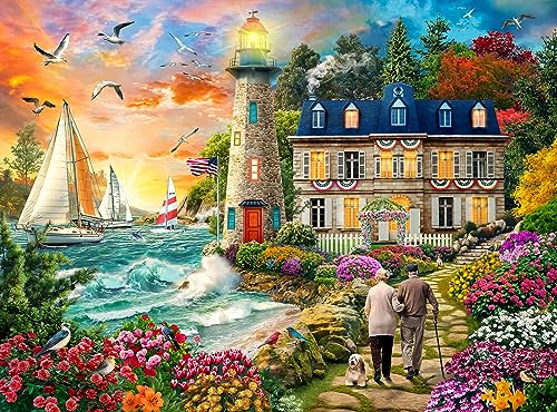 Premium 1000 Piece Jigsaw Puzzle for Adults -27x20 Unique Marine Artwork Pirate shipoctopus Puzzle - Unique Brain Teaser, Difficult and Challenge Large Puzzle Game Toys Gift…