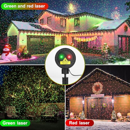 Christmas Laser Projector Lights Outdoor Indoor with Remote Control H369