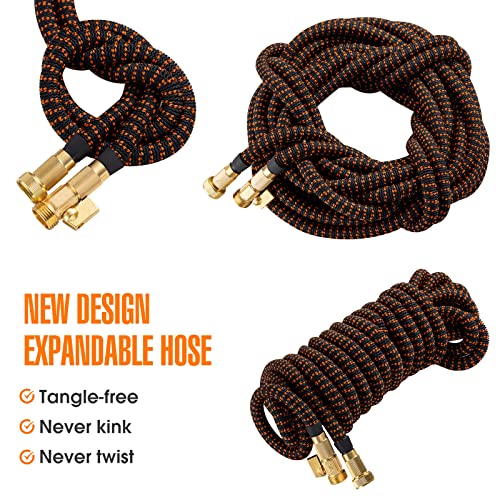 Expandable Garden Hose 75ft with Spray Nozzle S30293