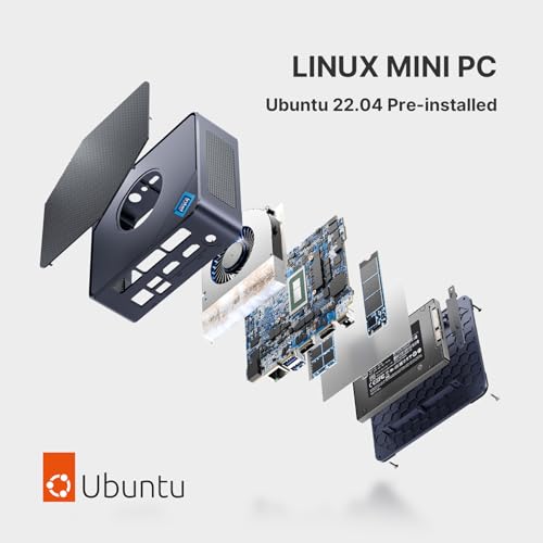 Mini PC AMD Ryzen 7 5700U, 32GB RAM 1TB SSD, Dual LAN 2.5GbE, 4K Triple Display P5499