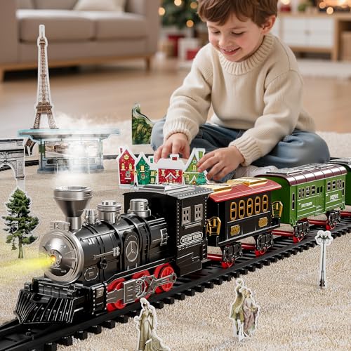 Electric Train Set for Kids with Lights and Sounds H492