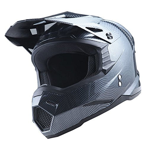 Adult Motocross Helmet Full Face Racing Style Matt Black U258