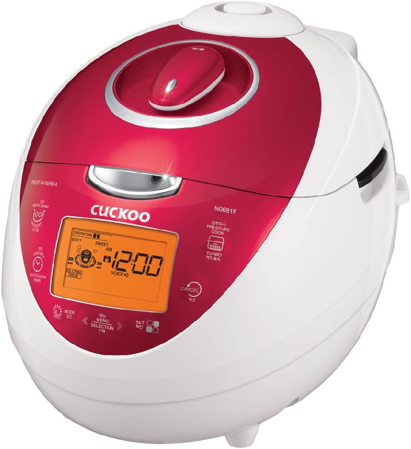Cuckoo CRP-N0681F 6 Cup Electric Pressure Rice Cooker