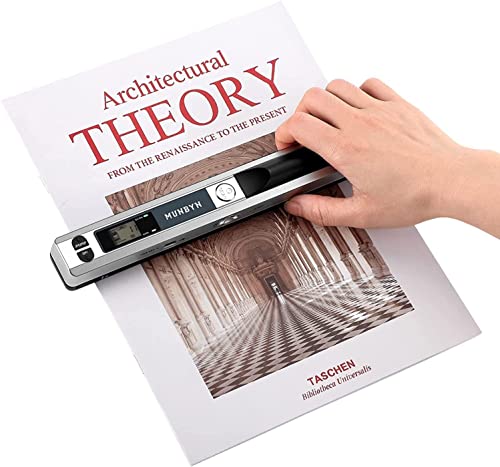 Portable Scanner for A4 Documents Photos, 900 DPI, Flat Scanning with 16G SD Card M143995