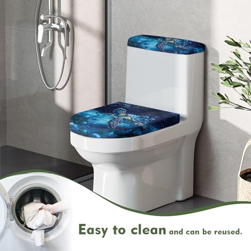 Christmas Toilet Lid and Tank Cover Set for Bathroom Decor Q334993