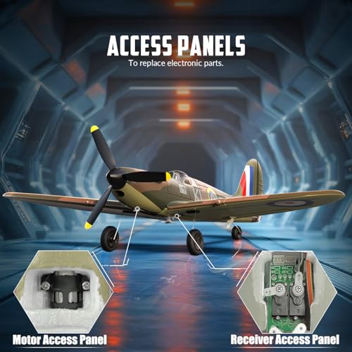 RC Plane 3 Channel Remote Control Airplane Fighter Toy, 2.4GHz 6-axis Gyro, Easy to Fly for Adults Kids Beginners Q215470