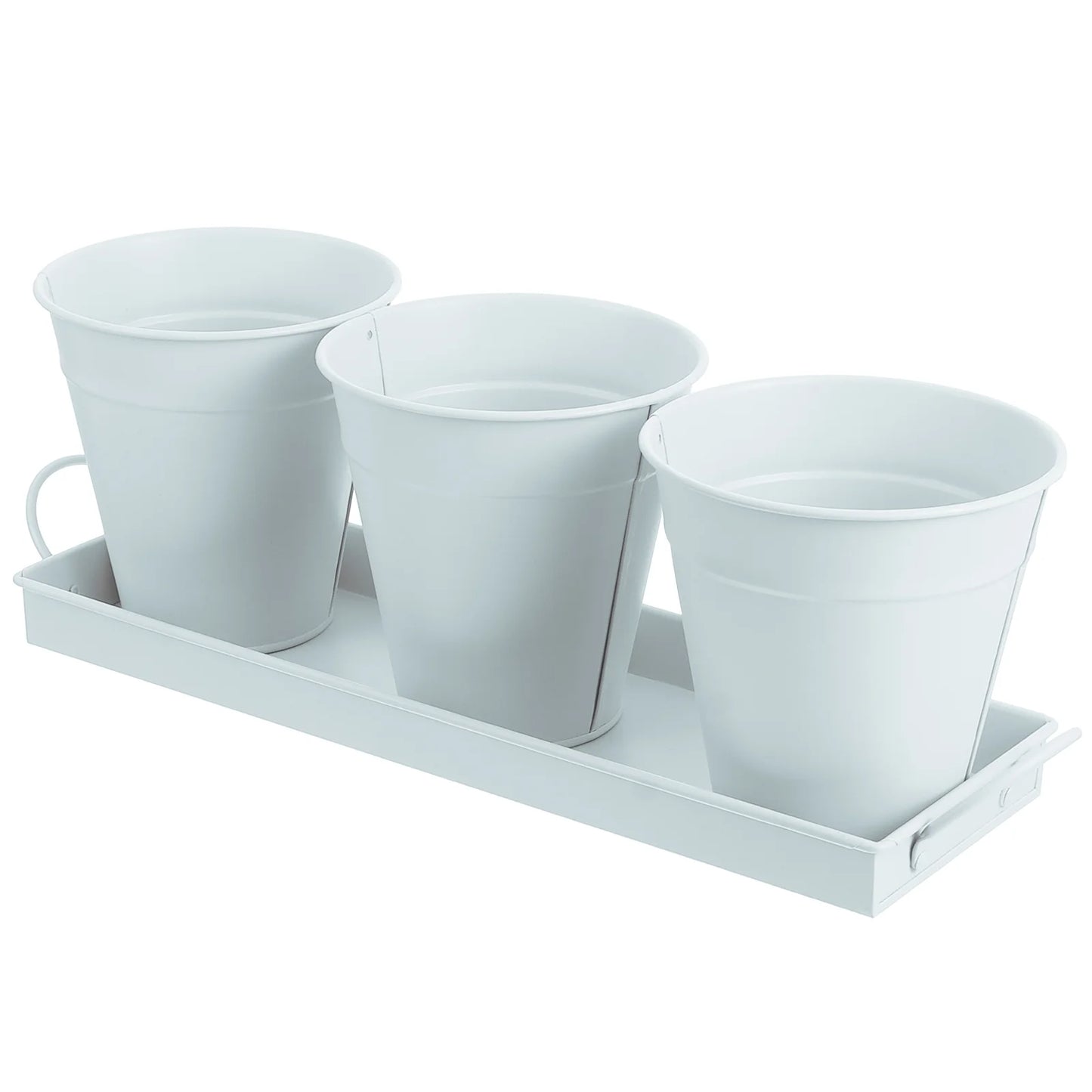 6 pcs Garden Flower Pot with Tray D976