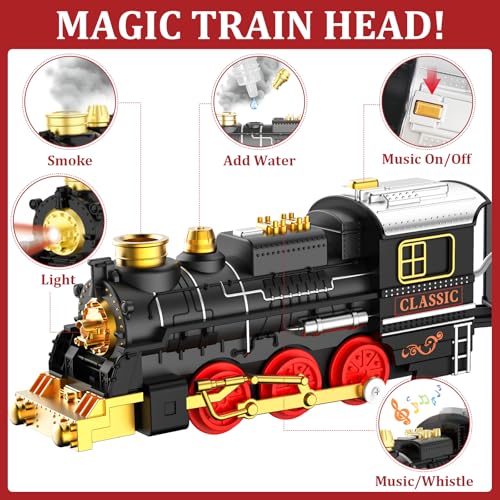 Train Set with Smokes, Lights and Sound for Toddlers H75722