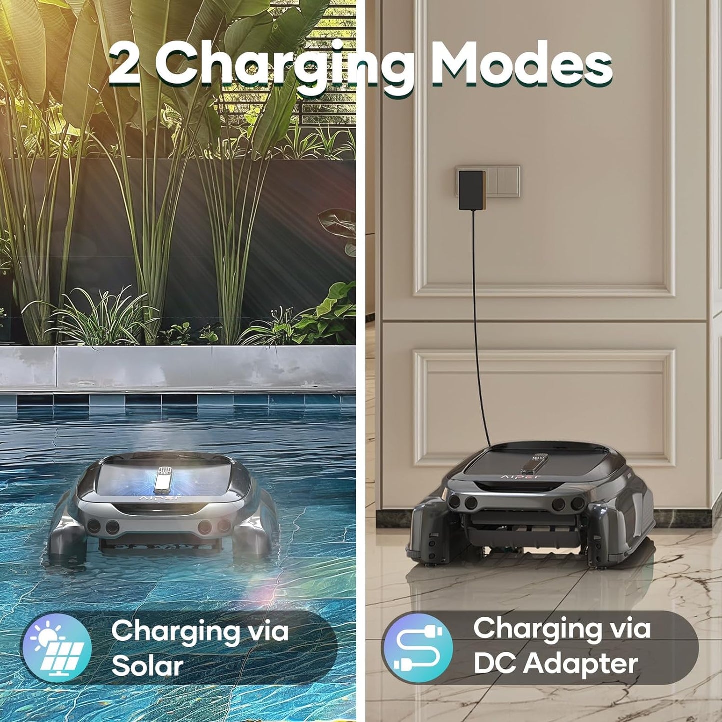 Robotic Pool Cleaner with Robotic Pool Skimmer K531609