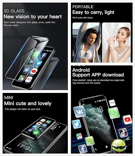 Mini Smartphone 3G Unlocked Android 6.0 Dual SIM 1GB RAM 8GB ROM U6876