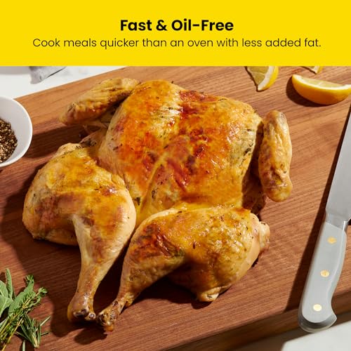 XL 8-Qt Touch Digital Air Fryer, Nonstick Dishwasher-Safe, Stainless Steel P242
