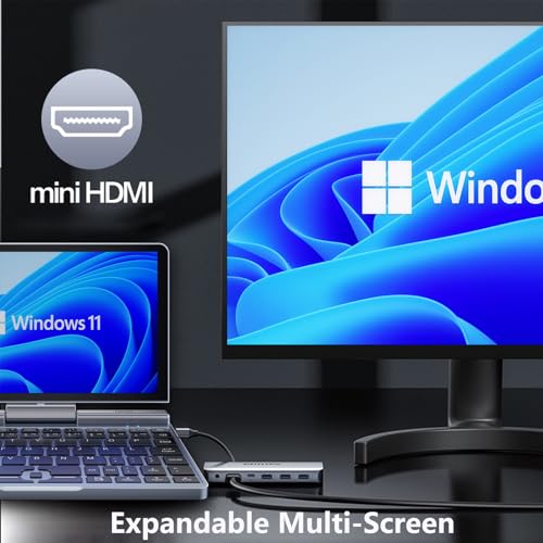 8 inch Mini Laptop HD Touchscreen Portable 2-in-1 Computer, Windows 11 Pro, 12GB RAM 512GB SSD H556178