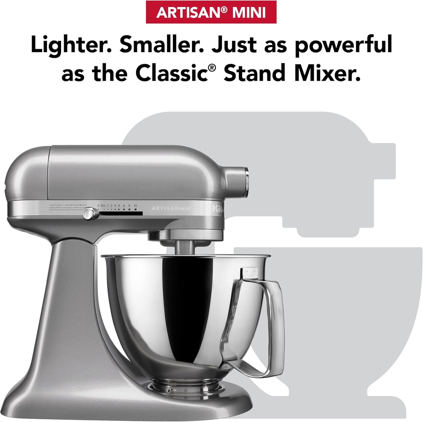 3.5 Quart Tilt-Head Stand Mixer with Glass Bowl S180