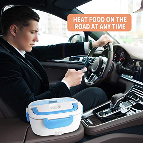 Portable Electric Lunch Box Food Heater, 1.5L, Car and Home Use C955