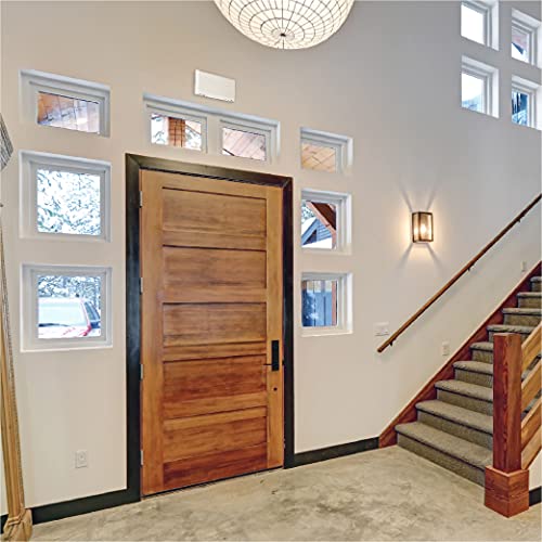 Wired Doorbell Chime Kit with Transformer and Lighted Push Button, White F530919
