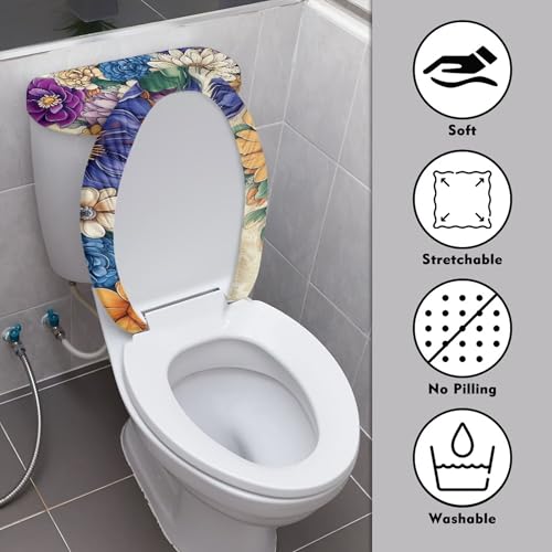 Christmas Toilet Lid and Tank Cover Set for Bathroom Decor Q334993