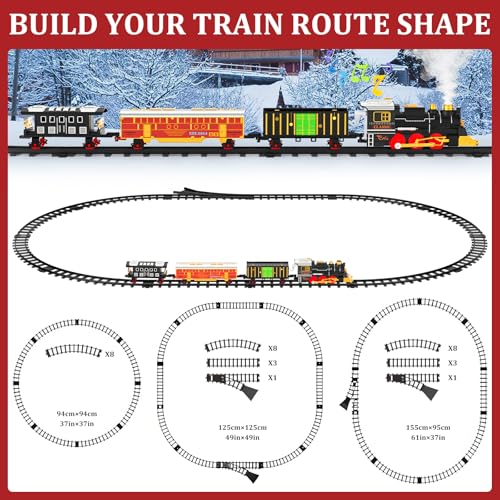 Train Set with Smokes, Lights and Sound for Toddlers H75722
