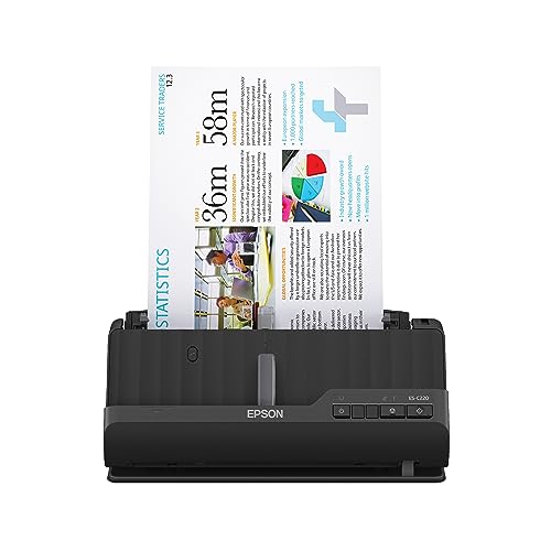 Wireless Compact Desktop Document Scanner with Auto Document Feeder B4143