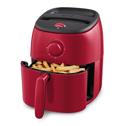 Electric Air Fryer Oven, 2.6 Qt., Grey, Compact, Auto Shut Off, 1000-Watt L764