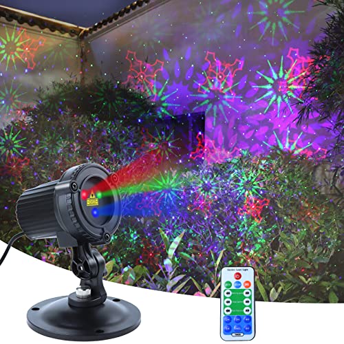 Christmas Laser Lights Outdoor Garden Projector with Moving RGB Waterproof G2323