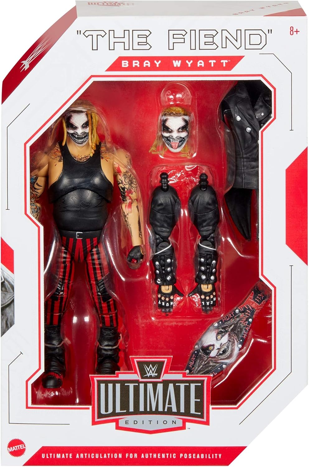 The Fiend Bray Wyatt Action Figure 6in with Interchangeable Jacket and Extra Head F956538