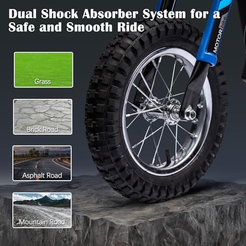 Kids Electric Dirt Bike 250W Off-Road Motorcycle Z852125