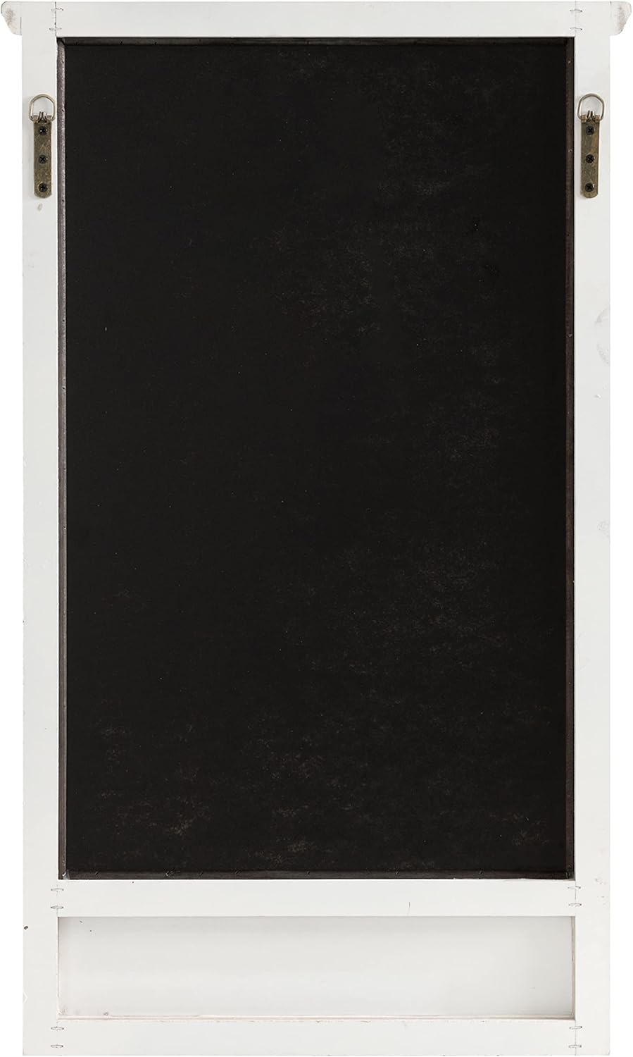 Arched Wall Mirror with Shelf, White, 21 x 36 Z141328