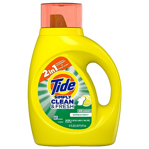 Tide Simply Clean & Fresh Liquid Laundry Detergent, Refreshing Breeze, 138 fl oz (4.08 L)