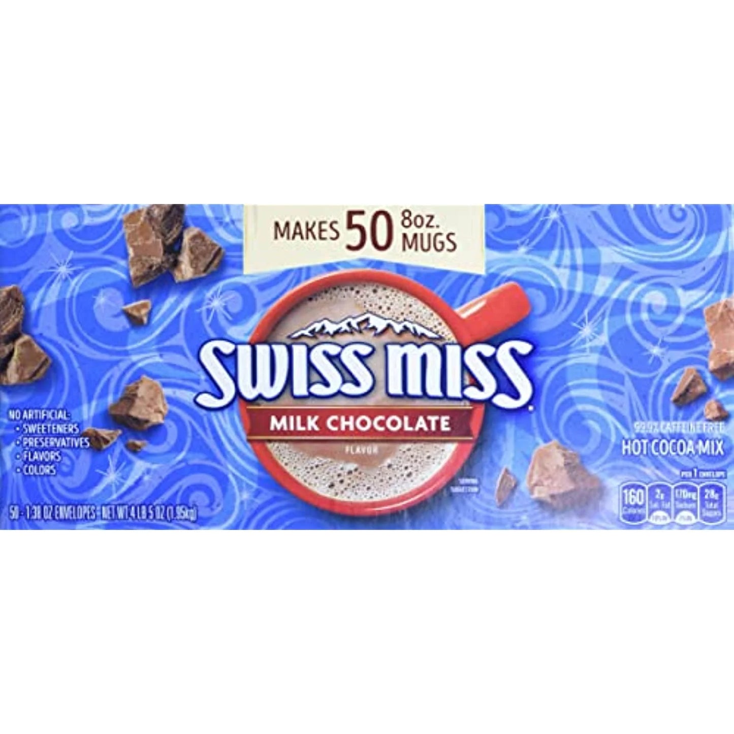 Milk Chocolate Hot Cocoa Mix Packets, 50 Count N768744